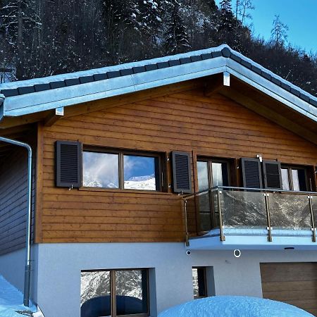 Saxon Chambres D'Hotes Les Louettes A Sapinhaut Canton Du Valais מראה חיצוני תמונה