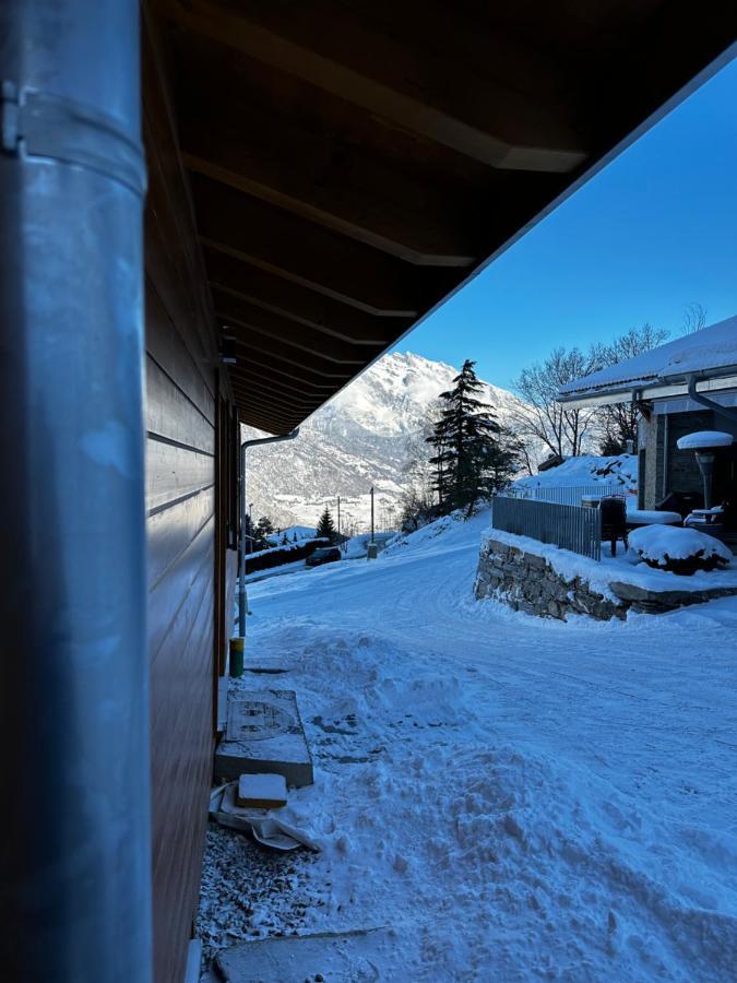 Saxon Chambres D'Hotes Les Louettes A Sapinhaut Canton Du Valais מראה חיצוני תמונה