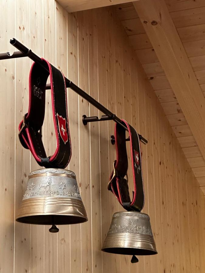 Saxon Chambres D'Hotes Les Louettes A Sapinhaut Canton Du Valais מראה חיצוני תמונה