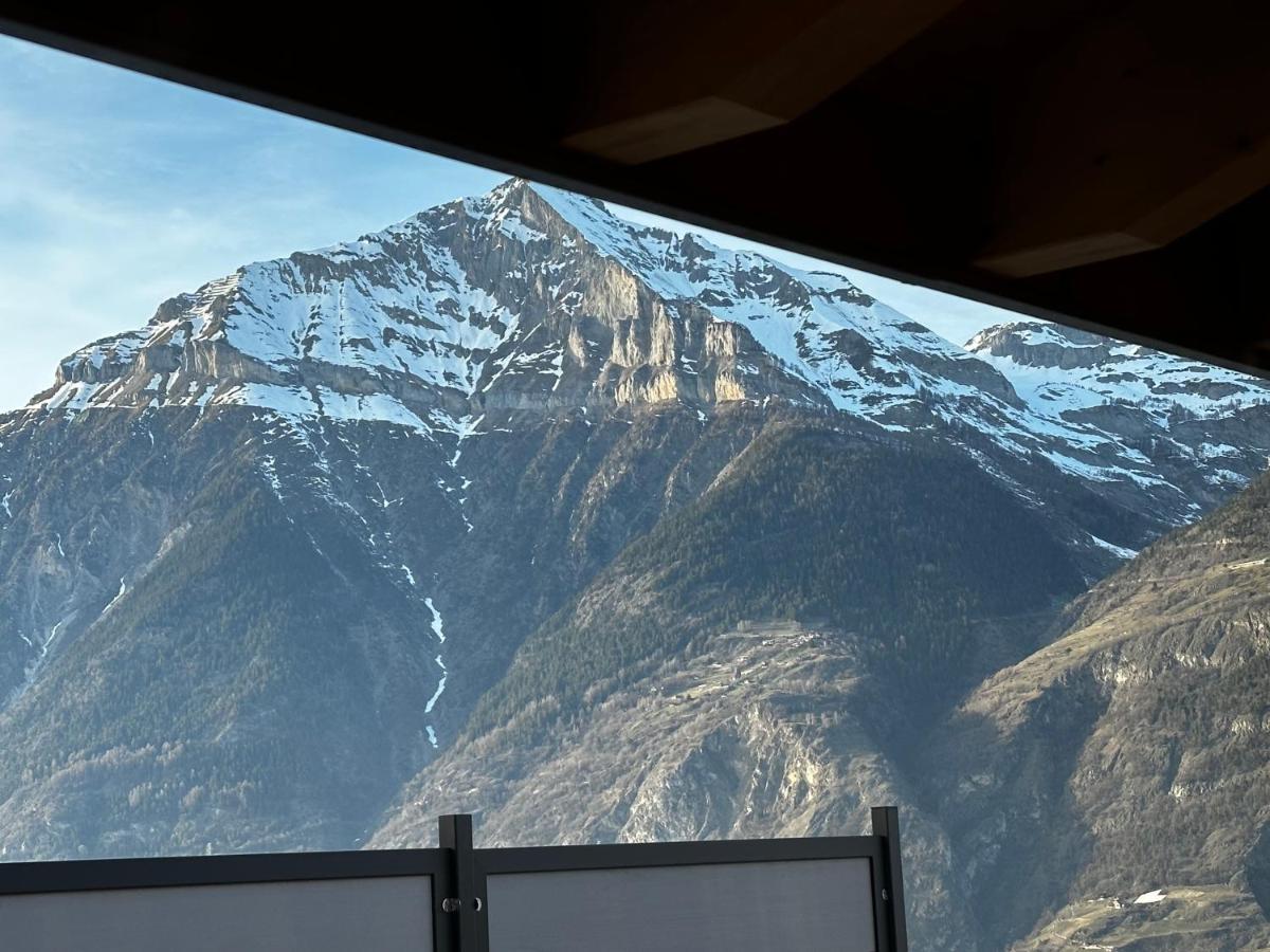 Saxon Chambres D'Hotes Les Louettes A Sapinhaut Canton Du Valais מראה חיצוני תמונה